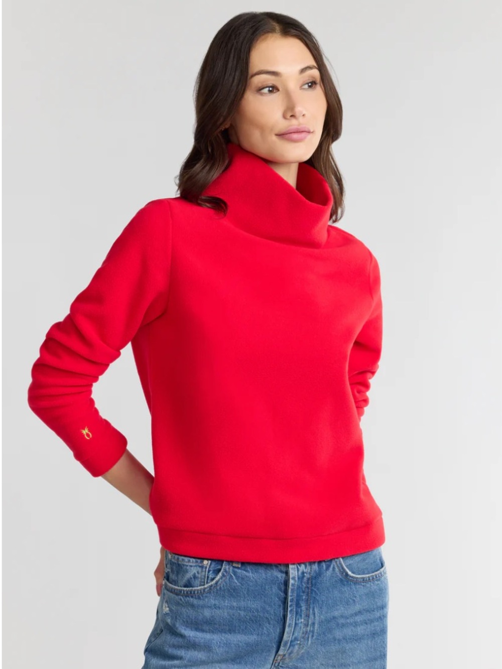 Dudley Stephens Vello Fleece
Park Slope Turtleneck cherry red
